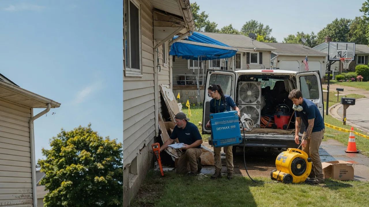 Ceiling Leak Cleanup in Wilkesville, OH near me